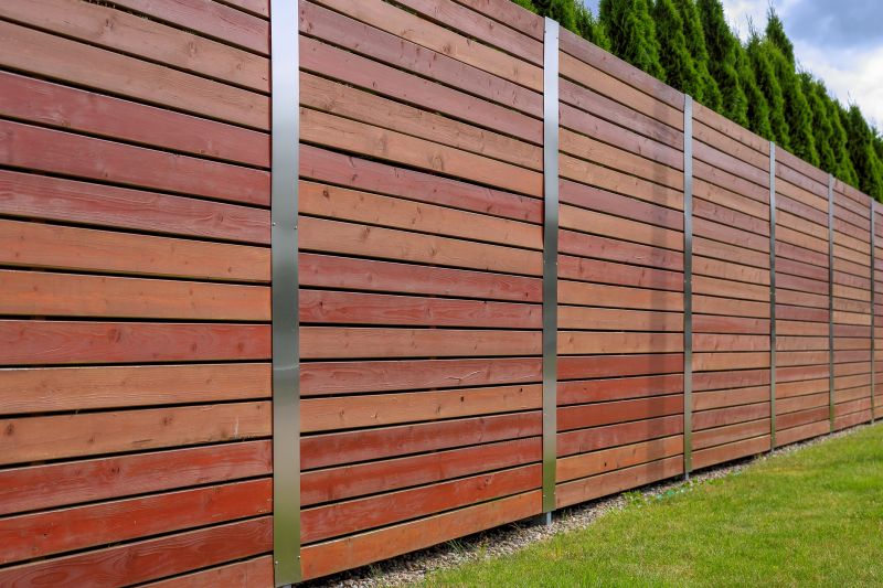 Modern Horizontal Fence