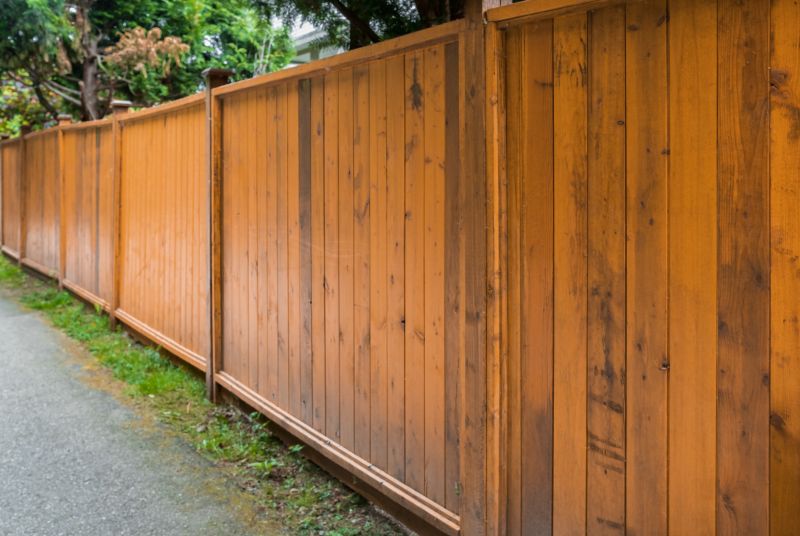 Completed Wooden Fence