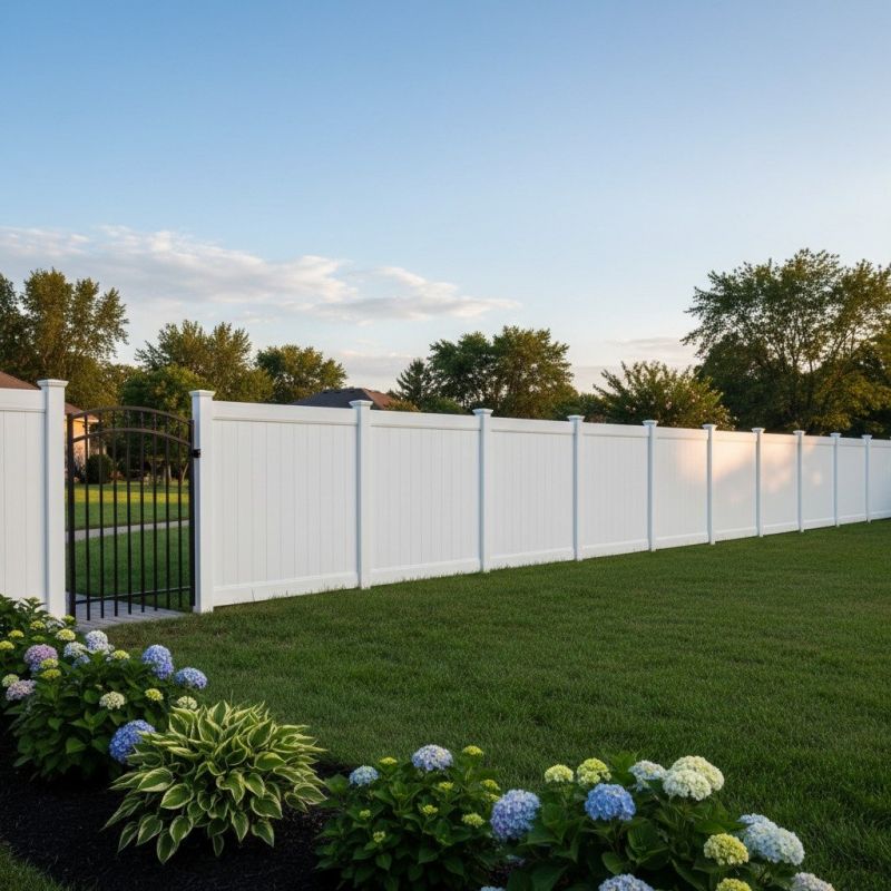 Vinyl Fence Installation detail